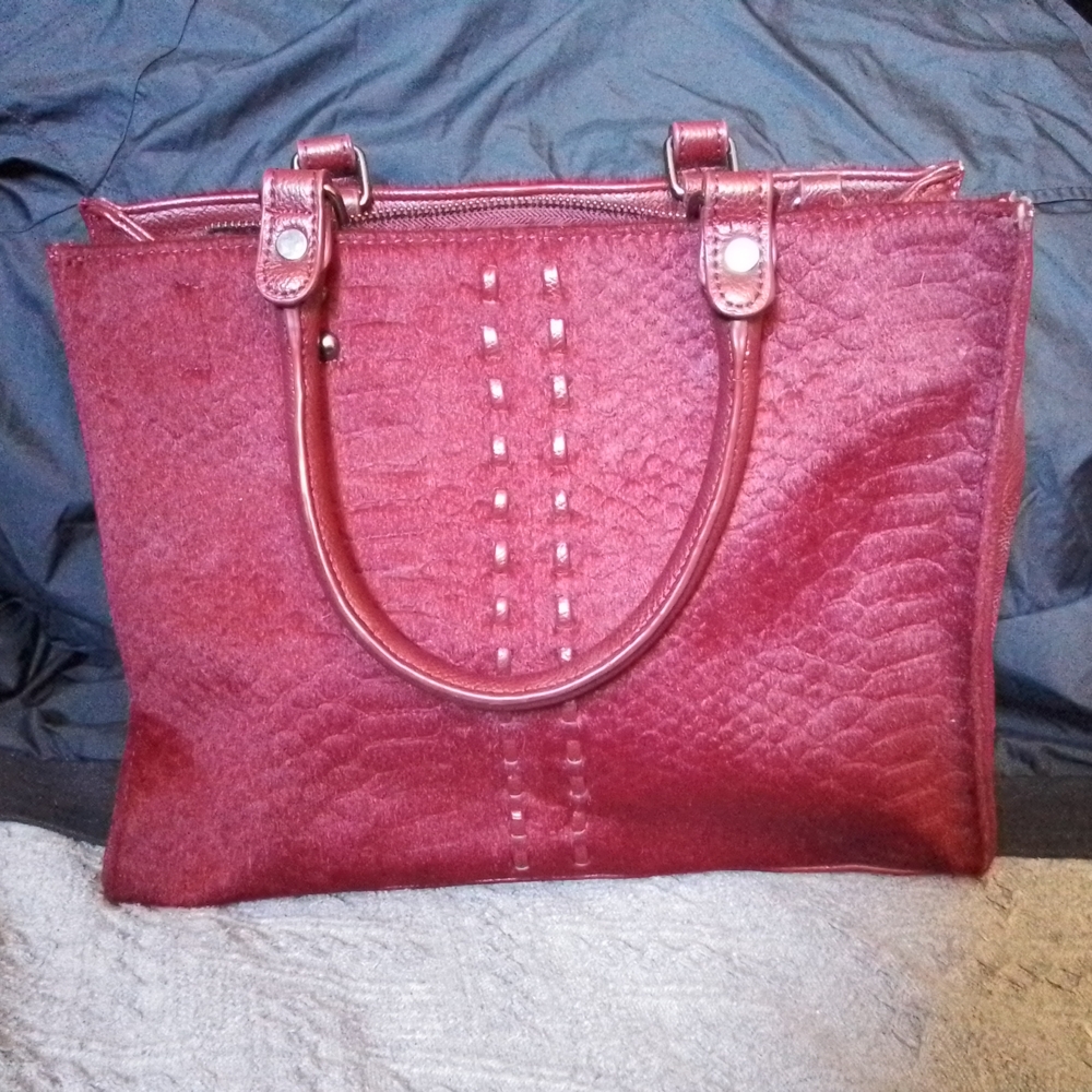 Chico's suede shoulder bag